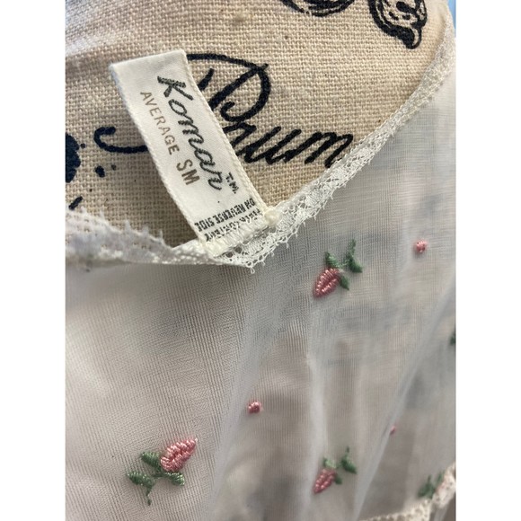 1970s Button-front Sheer Robe - Picture 10 of 10